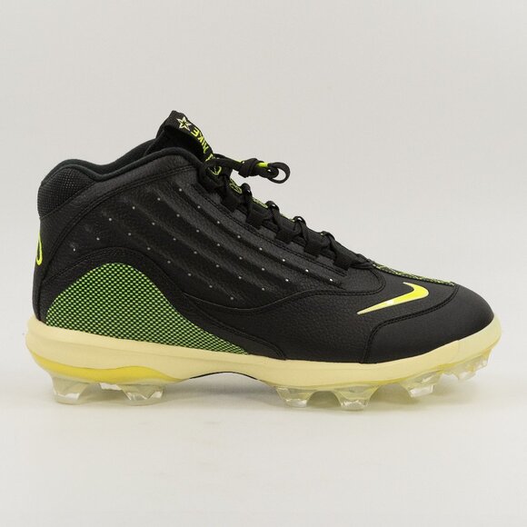 Nike Griffey 2 MCS \'Black Volt\' HF1579-001 Molded Baseball Cleats size 14 main image 7
